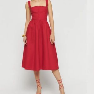 Reformation Tagliatelle Linen Dress NWT!